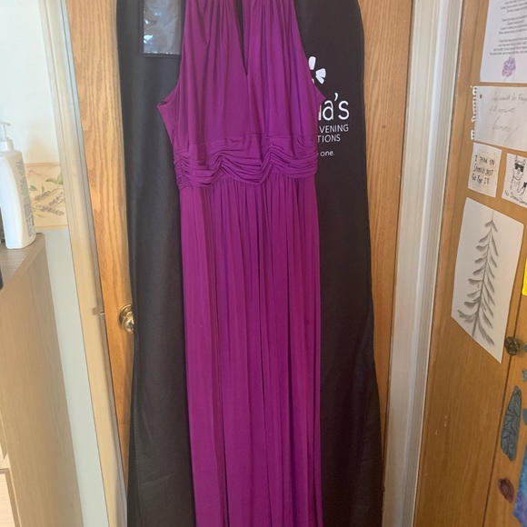 purple gown - Picture 2 of 2